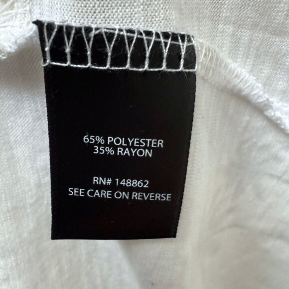 TORRID Cold Shoulder Tee Plus Size 5X White Gold Palms Callie Womens Top NWT - Picture 9 of 9